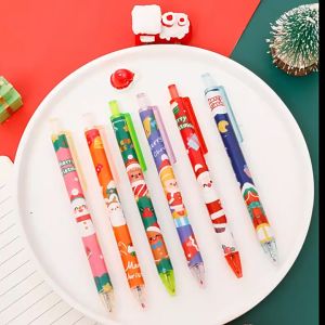 MOMO 0.5MM Christmas Cartoon Press Gel Pen Black Ink School Stationery Supplies