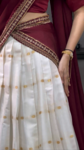 [PRE ORDER: 10 DAYS] Festive Silk Cotton Lehenga Choli for Women | Zari Weaving Work Lehenga with Beads Handwork Banglory Blouse & Sequins Dupatta (Code: 2042)