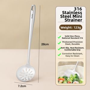 CHUANGSHUNFU | Stainless Steel Non-stick Safe Kitchen Mini Spatula