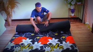 Kasur Busa Motif Minimalis Original Royal kasur lipat karpet import LP