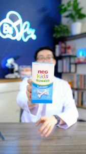 Combo 2 hộp Gummies canxi vị sữa chua NeoKids hộp 60 viên nhai