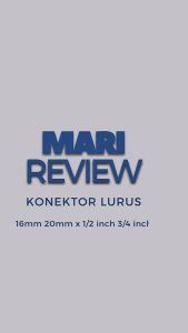 PAKET KONEKTOR 100 PCS - Konektor Lurus Drat 20mm 1/2 inch Sambungan Selang Aerator Uniring