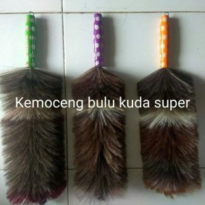 kemoceng bulu kuda / kemoceng sintesis