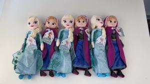 Disney | 40CM Frozen Anna Elsa Dolls Snow Queen Princess Anna Elsa Doll Toys Stuffed Frozen Plush Kids Toys Birthday Christmas Gift