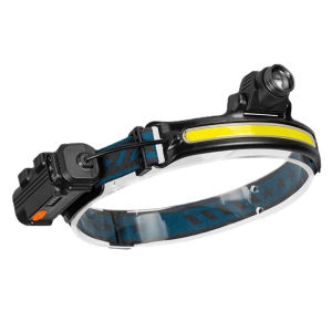 XPG+COB LED Powerful Head Flashlight Motion Sensor Outdoor Head Light Power Display Camping Headlight for Hiking Fishing