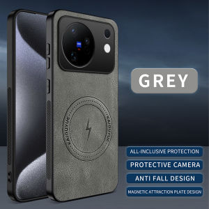 Bao Da PU Sang Trọng EUCAGR Cho VIVO X500 Pro Max/Pro Đơn Giản Hút Từ Tính Chống Rơi Thân Thiện Với Da Chống Sốc