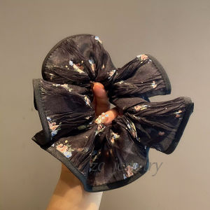 Elegant Floral Ogees Hair Ties for Women Stylish Korean Style Hair Accessories behind the Head Fashionable And Unique