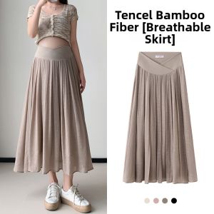 MIDULI | Maternity Summer Lightweight Mid-length Skirt