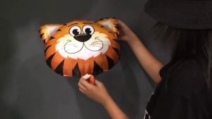 Balon foil bulat 18inch animal / Q Versi Balon foil bulat 18inch animal