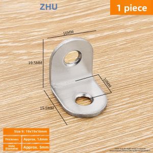 Right Angle 90 Degree Bracket Connectors L/T Shaped Plates