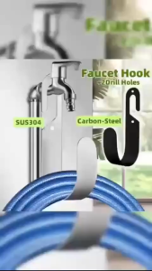 Stainless Steel Hose Pipe Hook Wall Mounted Hanger Rack Reel Winder Garden Car Washing Balcony Storage Paip