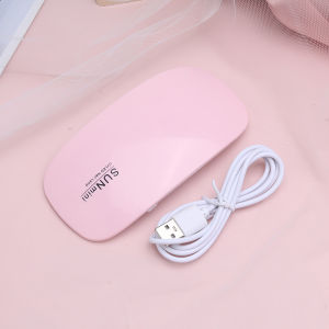 [Ready Stock]6W Nail Art Dryer LED UV Lamp Portable Micro Nail Art UV Gel Varnish Curing Machine For Home Use USB Charging Manicure Tool