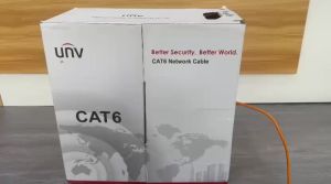 UNV CAB-LC3100B-E-IN CAT6 UTP CABLE Orange Color Support Poe AWG24