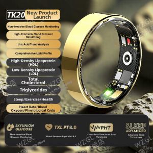 WZGL | Blood Glucose Uric Acid Lipid BP Heart Rate Sleep Activity Smart Ring