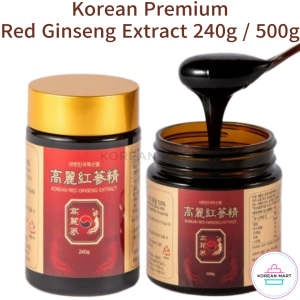 Korean Premium Red Ginseng Tea Extract 240G 500G  100% PURE Panax Ginseng Root Tea