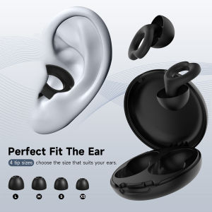 Silicone Ear Plugs for Sleeping 30dB Noise Cancelling Ear Plugs for Sleeping Concerts Work Plane Travel Waterproof Silicone Earp