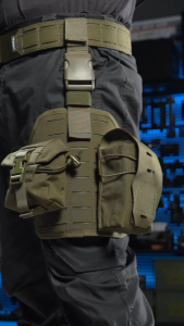 IDOGEAR Tactical Thigh MOLLE Panel for Belt Multi-function Expansion Panel Lightweight Adjustable Tactical Accessory 3961
