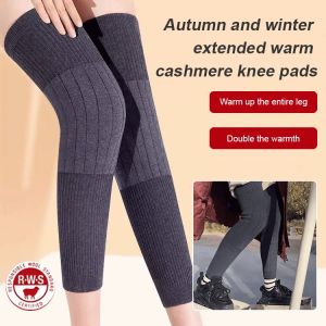 Lengthened warm cashmere knee pads Joint warm knee pads Soft skin-friendly and breathable Windproof