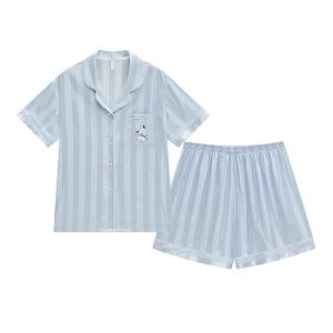Áo ngủ MiiOW cho nữ làm bằng lụa băng dài tay rộng rãi thoải mái thoáng khí