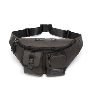 Volunteer | Mens Multi-layer Oxford Cloth Crossbody Bag Casual Style Single Shoulder Backpack For Middle-aged Fashionable Waist Bag