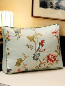 หมอนอิงหนังสือสไตล์จีน หมอนอิงหนังสือรูปตัว U สำหรับโซฟา หมอนอิงหนังสือแบบนุ่มสำหรับห้องนั่งเล่นขนาดใหญ่ หมอนอิงหนังสือแบบครอบคลุม