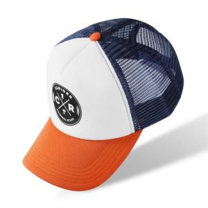 CARIDER - Topi Trucker Jaring Pria Wanita Dewasa Biru Putih Navy