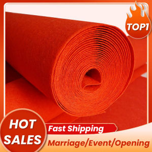 8M Red Carpet Wedding Carpet Custom Length Aisle Runner Indoor Outdoor Decoration Carpet Event Party Wedding Rug 1.5 Thickness