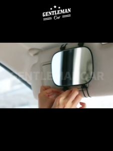 Car MakeUp Portable Bezelless Mirror Cermin Kaca Sunvisor Mobil