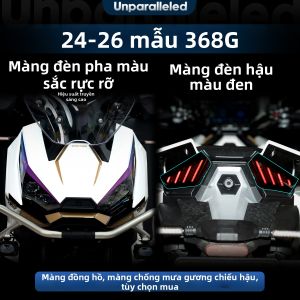 Unparalleled | Phim Dán Đèn Trang Trí Phụ Kiện Đèn Hậu Phim Tối Màu Đen Phim Dán Bảng Điều Khiển Cao Cấp