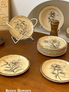 Bát Tráng Men Cổ Điển 6 Inch Bằng Gốm Sứ Dùng Trong Gia Đình Bát Đựng Hoa Quả Bát Đựng Đồ Ăn Nhẹ Bát Đựng Bánh Bát Đựng Thức Ăn Nhanh