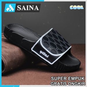 Sandal Pria Kekinian Terbaru Keren Motif Premium EVA Sendal Karet Pria Selop Dewasa Cowok Jelly Empuk Slides