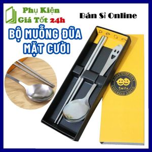 Bộ Muỗng Đũa Không Gỉ Cho Dân Văn Phòng Sinh Viên Đi Picnic Dã Ngoại - Bộ 2 Món Thìa Đũa Dùng Cá Nhân
