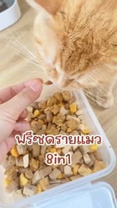 ขนมแมว อกไก่ฟรีซดราย ขนมฟรีซดรายแมว ฟรีซดรายแมว สุนัข เนื้อสัตว์100% ไก่ฟรีซดรายแมว 100%ฟู้ดเกรด