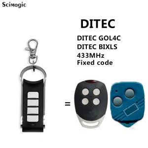 High Quality Garage Remote Control GOL4C BIXLS 433MHz Fixed Code Clone Keyfob 4 Button Duplicator