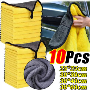 10/20pcs Super Absorbent Microfiber Towel / Kitchen Dishcloth / Extra Soft Double-sided Cleaning Cloth