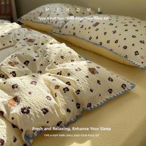 susan | Double Layer Gauze Cartoon Bedding Set