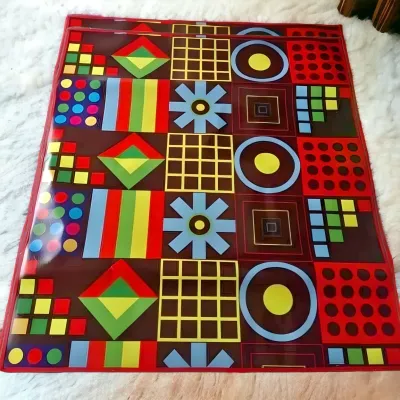 Tikar gulung Plastik motif Karakter Matras Lantai 120 x 200