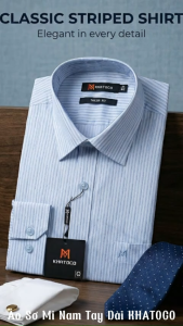 Áo sơ mi nam tay dài Khatoco (M-2XL)