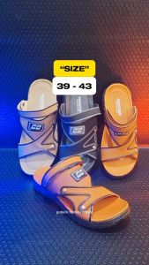 Sandal Pria Kulit Selop Anti Slip Anti Licin Empuk size 39 - 43