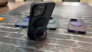 [SG] Magnetic 360 Rotating Ring Kickstand Case for iPhone 17 / 16 Pro Max Air Plus Pro - MagSafe ShockProof Soft TPU Frame + Hard Translucent Matte / Transparent Clear Back Armor Mag Safe Casing Cover