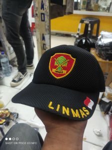 Topi LINMAS Hitam