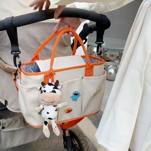 Multifunctional stroller bag lightweight outing Diaper handbag crossbody mommy bag fashionable Bottle Tote bags