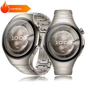 สายนาฬิกาไทเทเนียมสำหรับ Huawei Watch 5 46 มม. สายโลหะหรูหราสำหรับ Huawei Watch 5 46 มม./42 มม. สายแบบปลดเร็ว