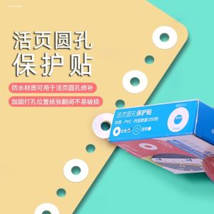 Protective Page Repair Stickers for Binder Loose Leaf Notebook Journal Hole Punch Repair Labels Auto 476455307675