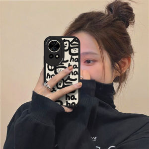 Creative Text Huawei Nova14 Phone Case Silicone Full Cover Men Women Couple Protective Shell Anti-Fall Cartoon Style