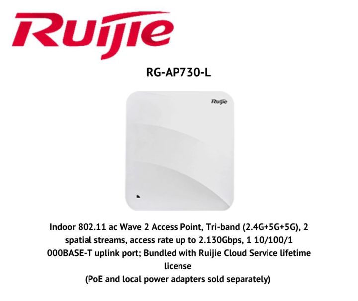 Ruijie RG-AP730-L Indoor Access Point (AP) | Lazada