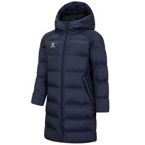 Kelme | Winter New Color Matching Long Training Warm Cotton Coat