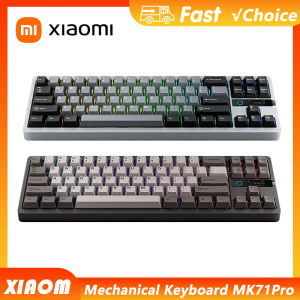 Orginal Xiaomi Mijia Mechanical Keyboard MK71 Pro Kit Wired Wireless Bluetooth Three-Mode Game 71 Office Keyboard