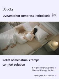 Máy massage bụng ULucky TD01Đai lưng sưởi ấm bằng nhiệt trị liệu giảm đau bụng kinhQuà Tặng Bạn Gái Ngày Sinh Nhậtđai Massage bụng