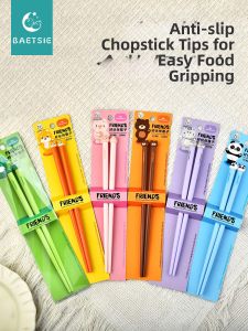 Baetsie | Childrens Safe Cartoon Short Chopsticks